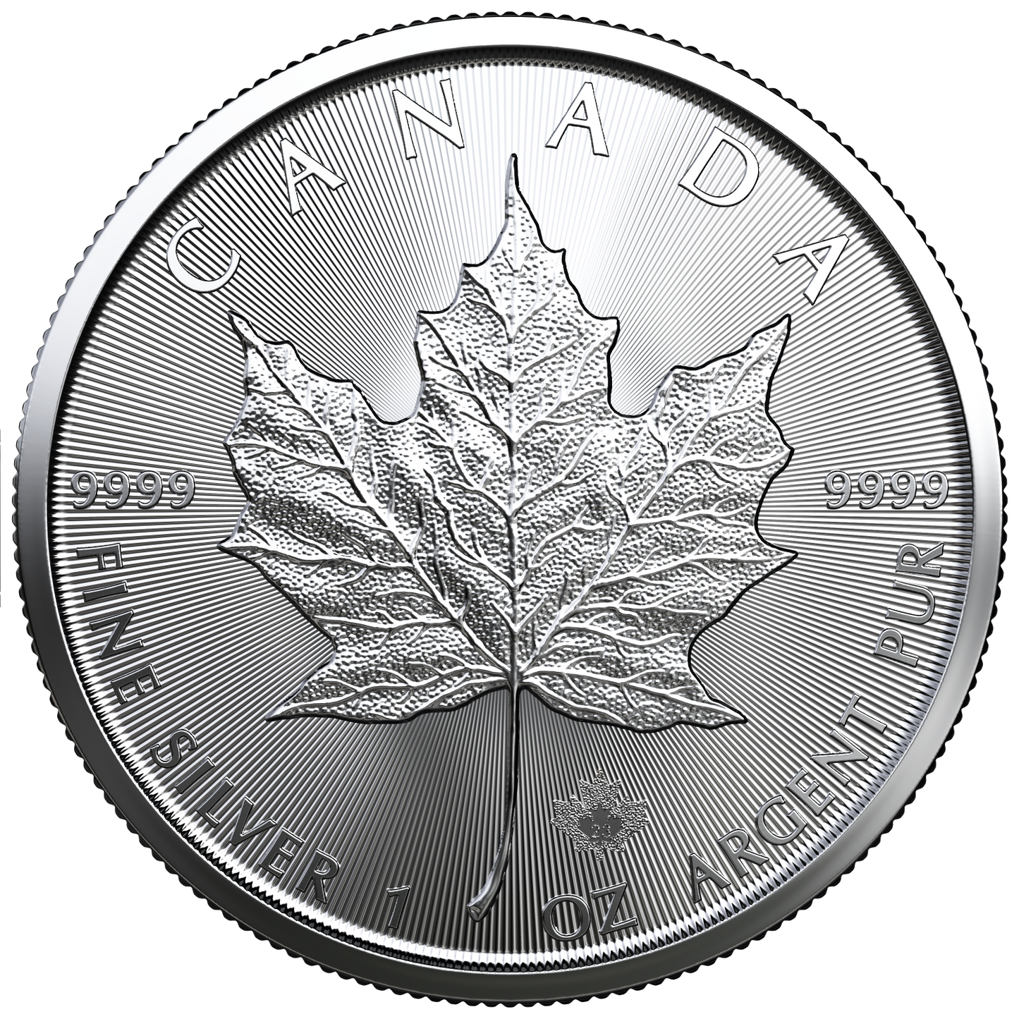 2023 Canada $5 Treasured Silver Maple Leaf: Year of the Rabbit 1oz. Pure Silver (No Tax)