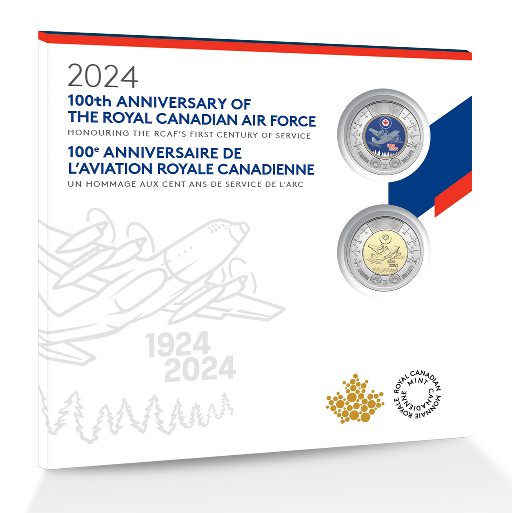 (Pre-Order) 2024 Canada $2 100th Anniversary of the Royal Canadian Air Force Commemorative Collector Keepsake Card