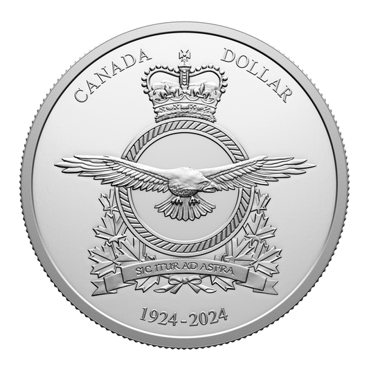 2024 100th Anniversary of the RCAF Special Edition Proof Silver Dollar in Square Capsule (No Tax)