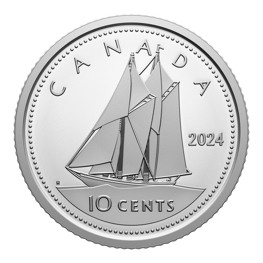 2024 Canada 10-cents Proof (non-silver)