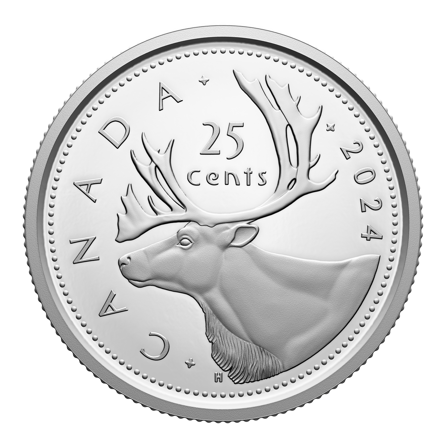 2024 Canada 25-cents Proof (non-silver)