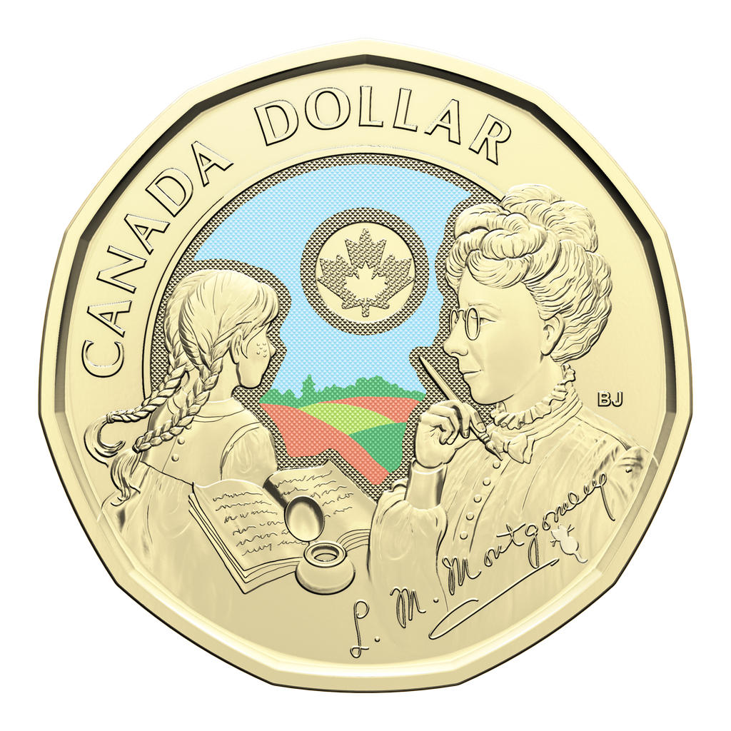 2024 Canada $1 Coloured L.M. Montgomery Brilliant Uncirculated (MS-63)