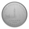 RDC 2024 Canada $1 Emanuel Hahn's Original Sketch: Parliament Fine Silver (No Tax) dented sleeve