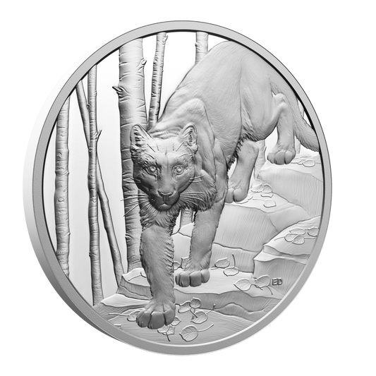 2024 Canada $20 Great Hunters: Cougar Ultra High Relief Fine Silver (No Tax)