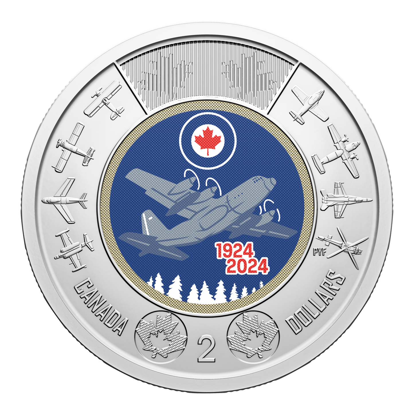 (Pre-Order) 2024 Canada $2 100th Anniversary of the Royal Canadian Air Force Commemorative Collector Keepsake Card