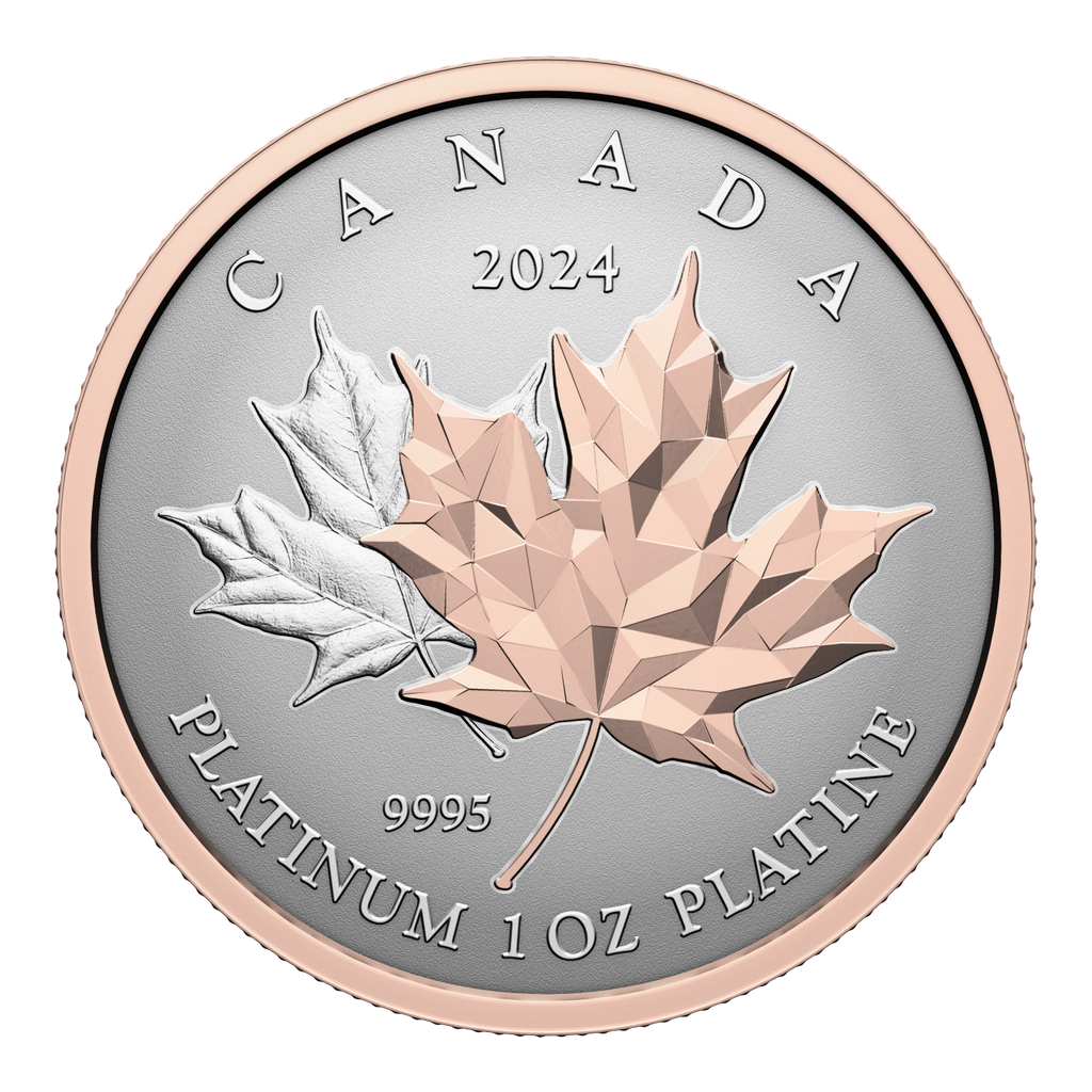 2024 Canada $300 Maple Leaf Forever Pure Platinum (No Tax)