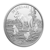 2024 Canada $30 Multifaceted Animal Family: Timber Wolves Fine Silver (No Tax)