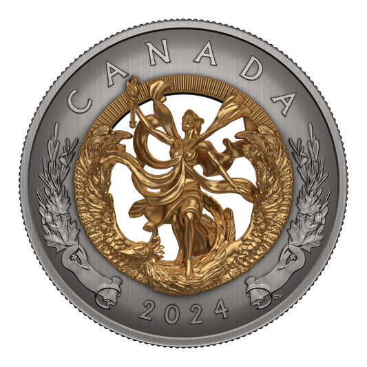 2024 Canada $50 Allegory of Freedom Fine Silver (No Tax)