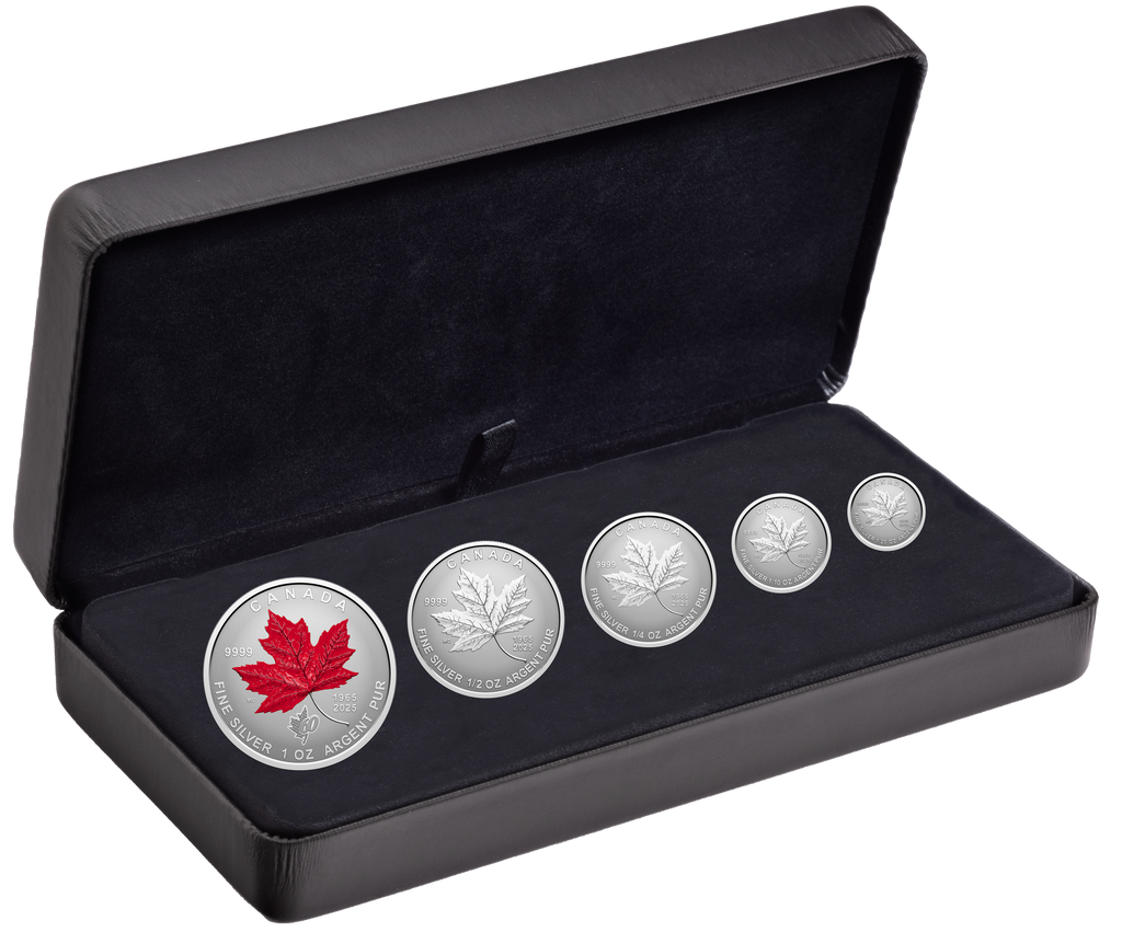 (Pre-Order) 2025 60th Anniversary of the Canadian Flag Fine Silver Fractional Set (No Tax)