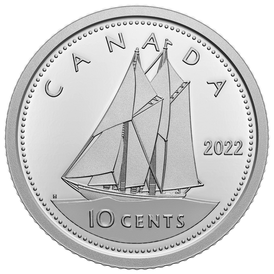 2022 Canada 10-cents Proof (non-silver)