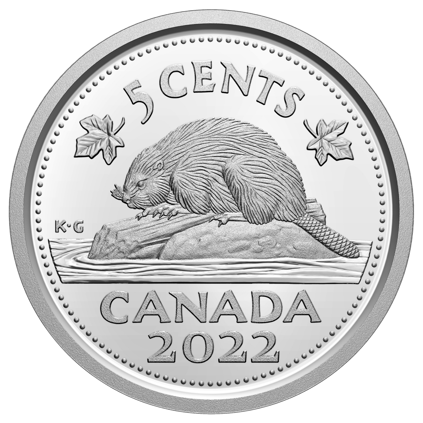 2022 Canada 5-cents Proof (non-silver)