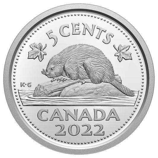 2022 Canada 5-cents Proof (non-silver)