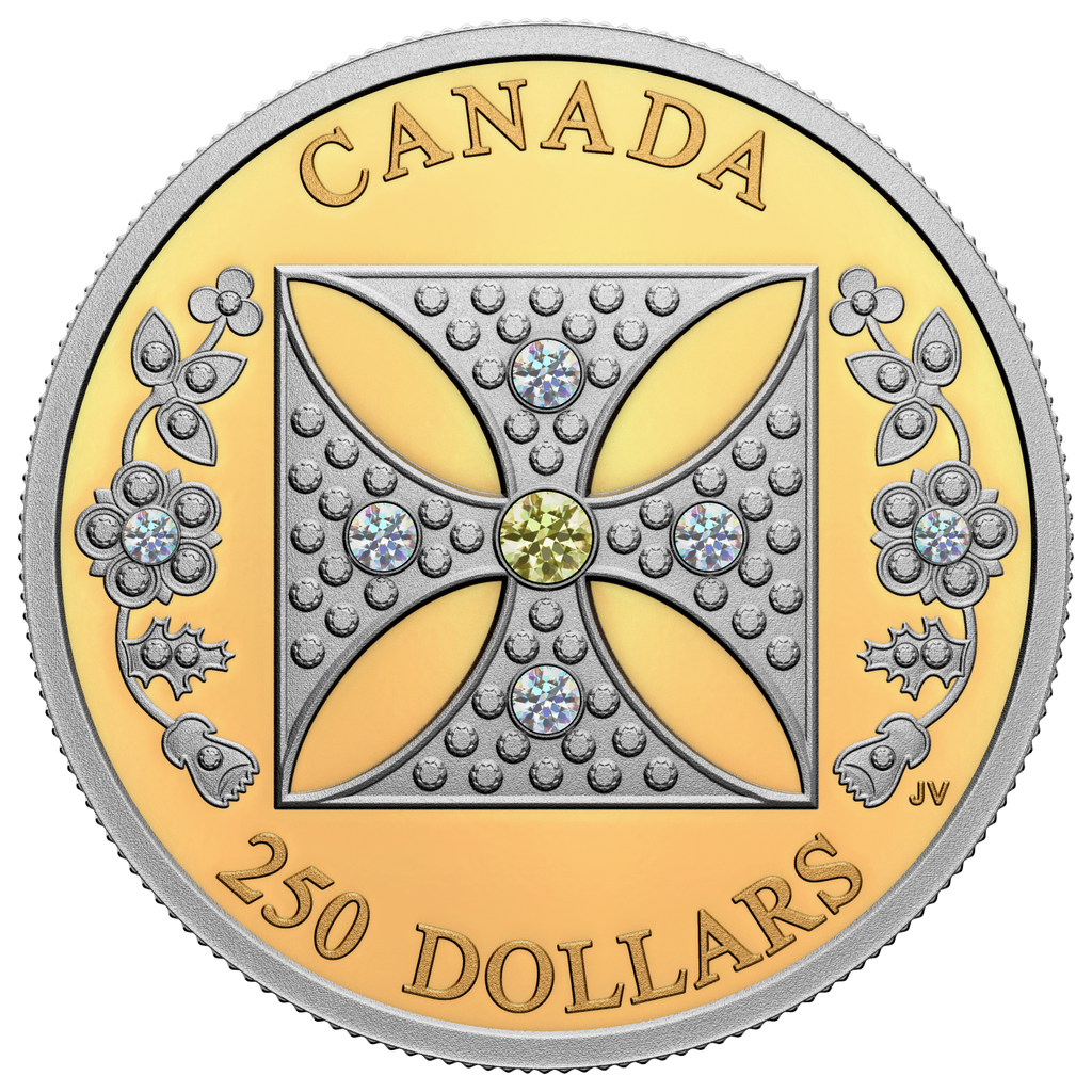 2022 Canada $250 Her Majesty Queen Elizabeth II's Diamond Diadem Pure Gold Coin