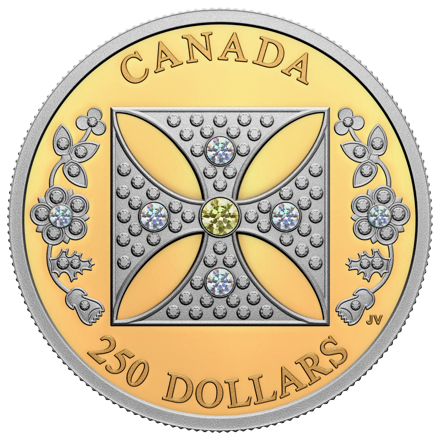 2022 Canada $250 Her Majesty Queen Elizabeth II's Diamond Diadem Pure Gold Coin