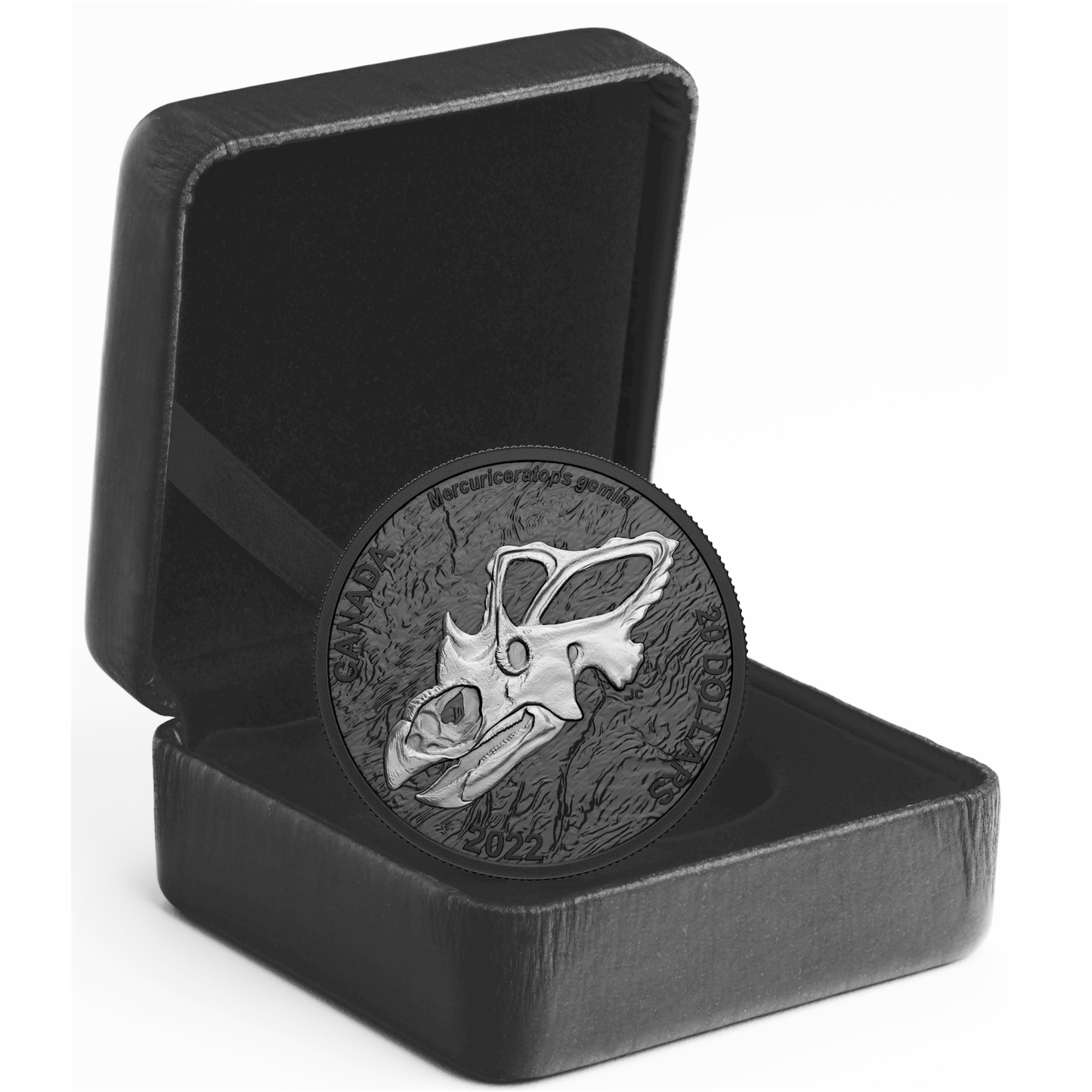 2022 Canada $20 Discovering Dinosaurs: Mercury's Horned Face Fine Silver (No Tax)