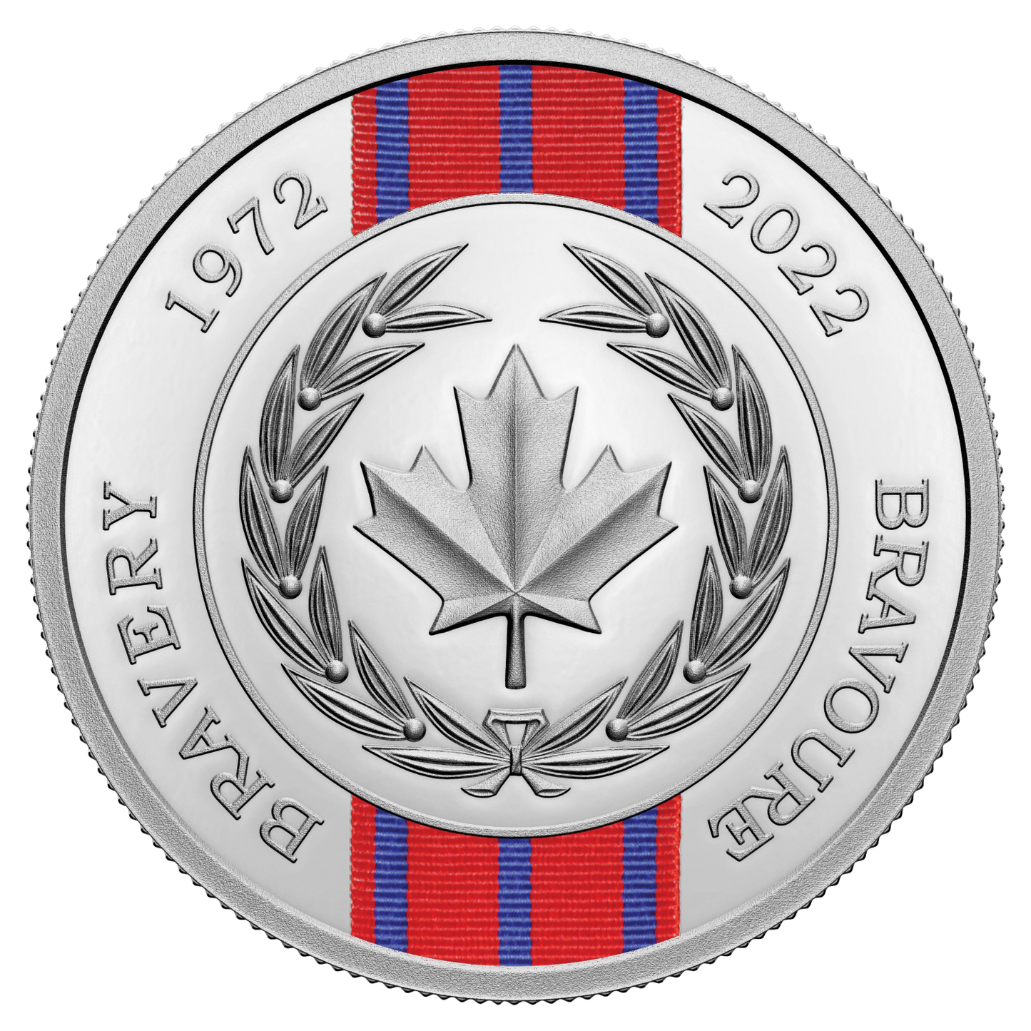 2022 Canada $20 50th Anniversary of the Medal of Bravery Fine Silver (No Tax)