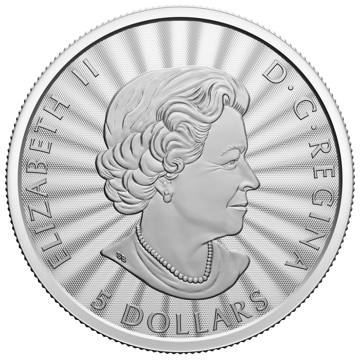 2022 Canada $5 The Majestic Polar Bear 1oz. Pure Silver (No Tax)