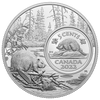 2022 Canada 5-cents The Bigger Picture: Beaver 5oz Fine Silver (No Tax)