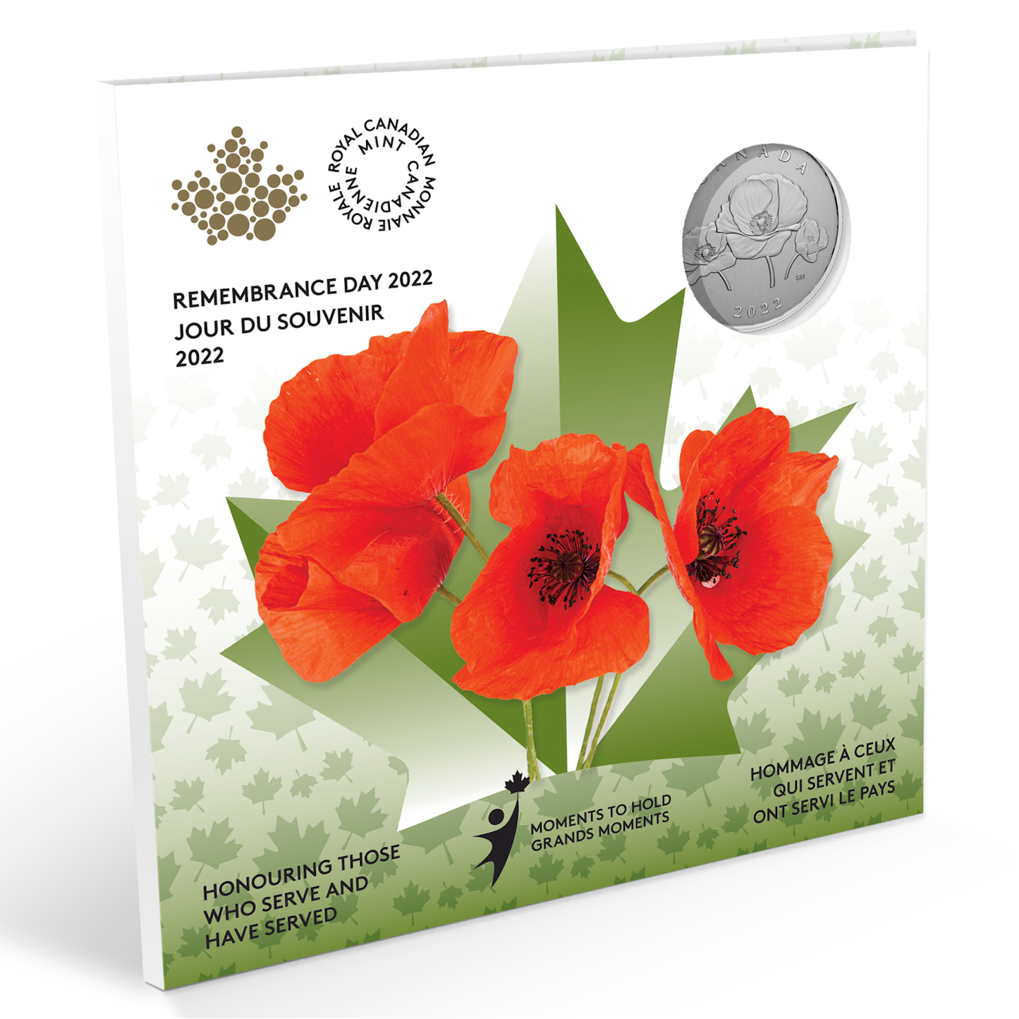 2022 Canada $5 Moments to Hold - Remembrance Day Fine Silver (No Tax)