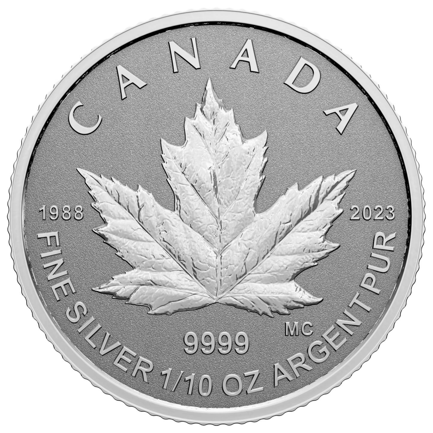 2023 Canada 35th Anniversary of the Silver Maple Leaf Silver Fractional Set (No Tax)