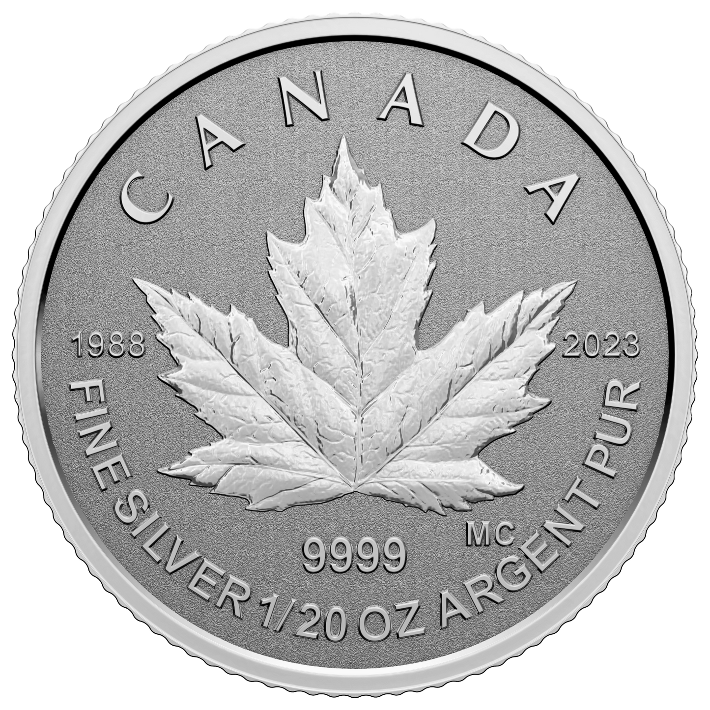 2023 Canada 35th Anniversary of the Silver Maple Leaf Silver Fractional Set (No Tax)