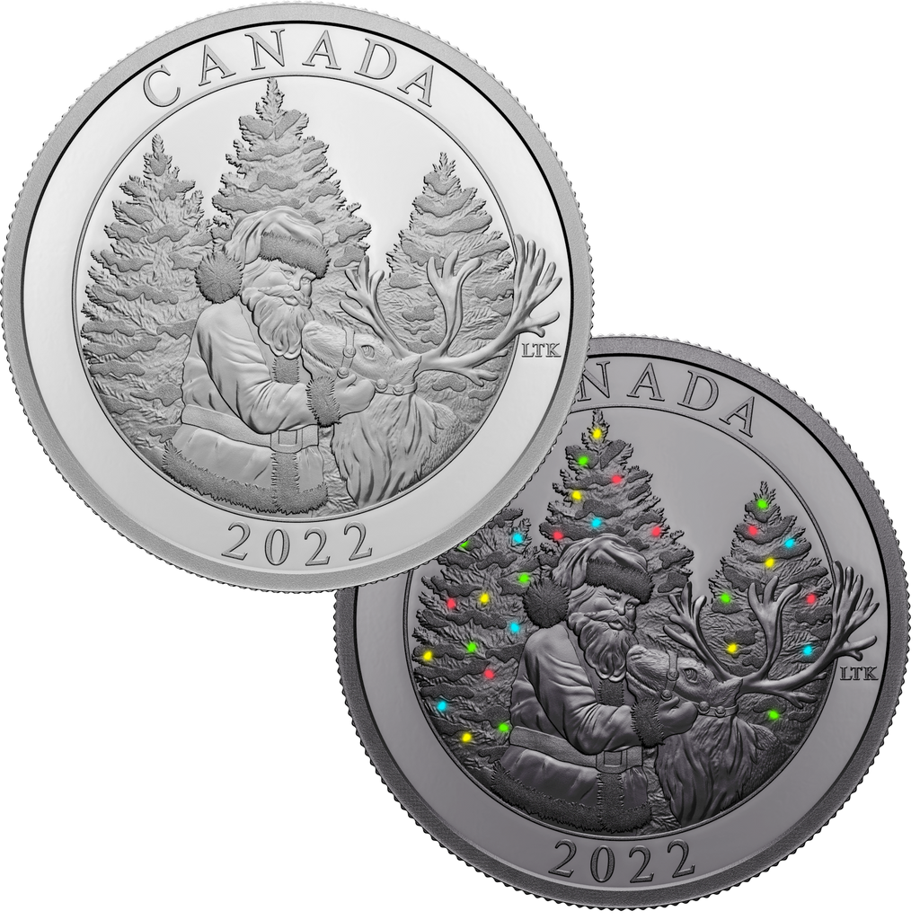 2022 Canada $50 The Magic of the Season Fine Silver Coin (No Tax)