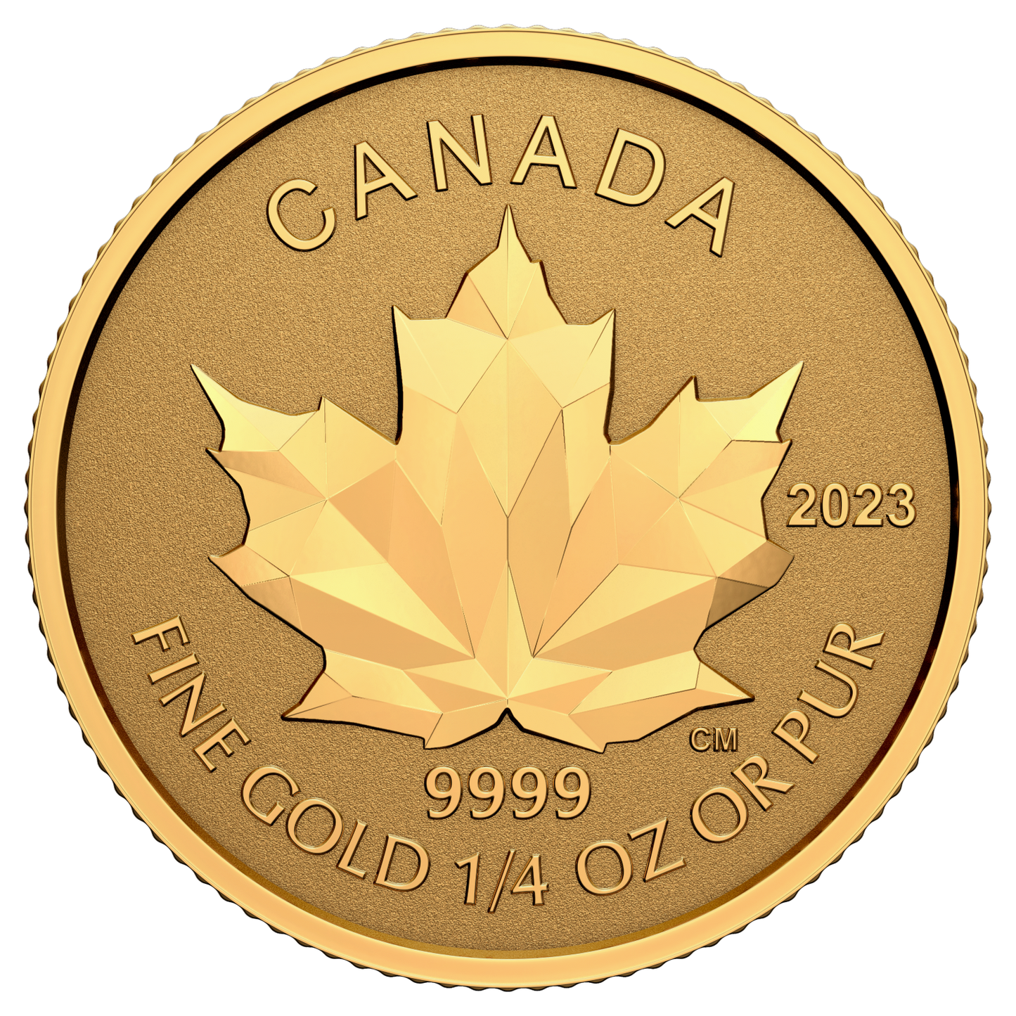 2023 Canada Multifaceted Maple Leaf Pure Gold Fractional Set (No Tax)