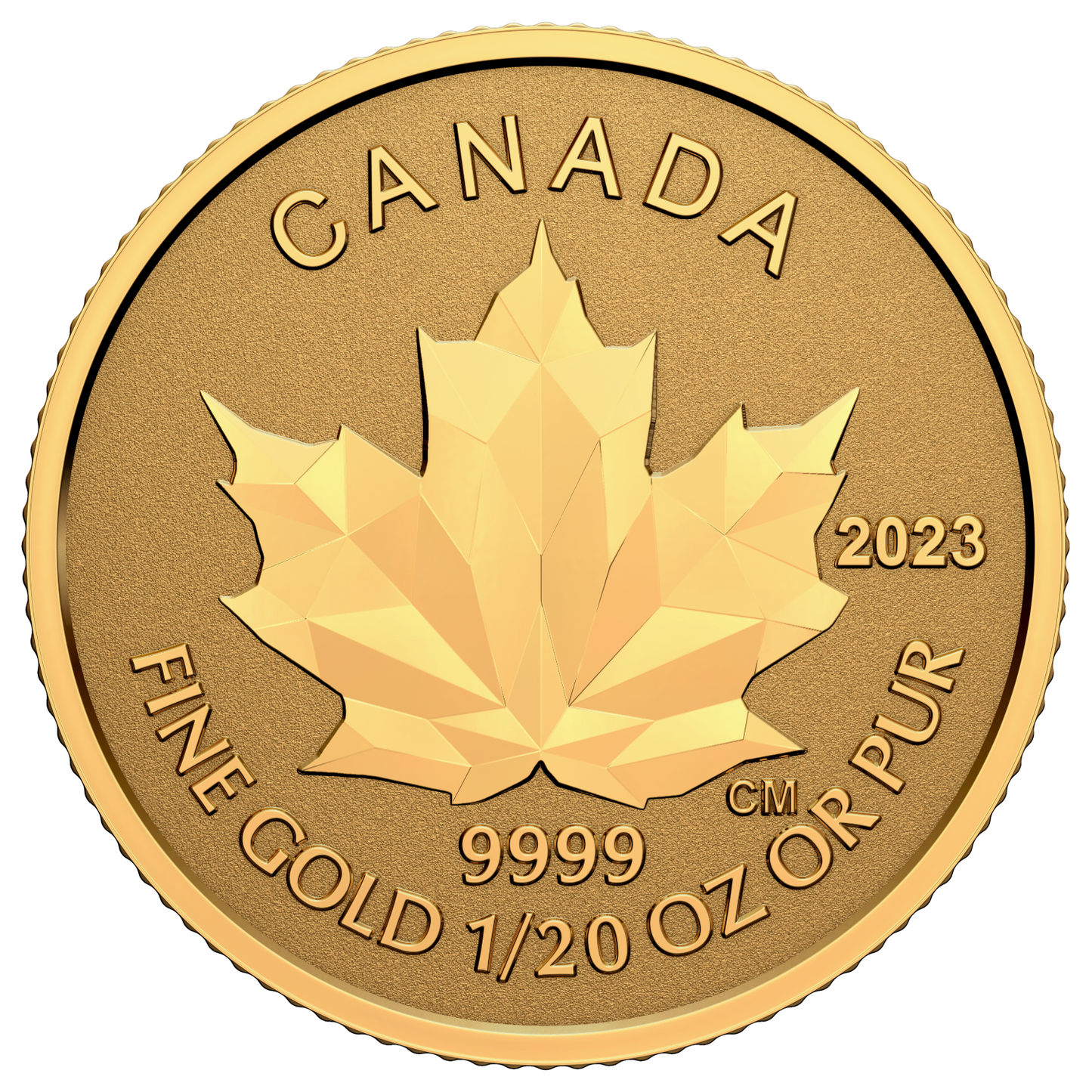 2023 Canada Multifaceted Maple Leaf Pure Gold Fractional Set (No Tax)