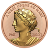 2023 Canada $200 Peace Dollar Rose Gold Plated Pure Gold (No Tax)