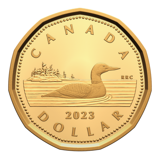 2023 Canada Loon Dollar Gold Plated Silver Proof (No Tax)