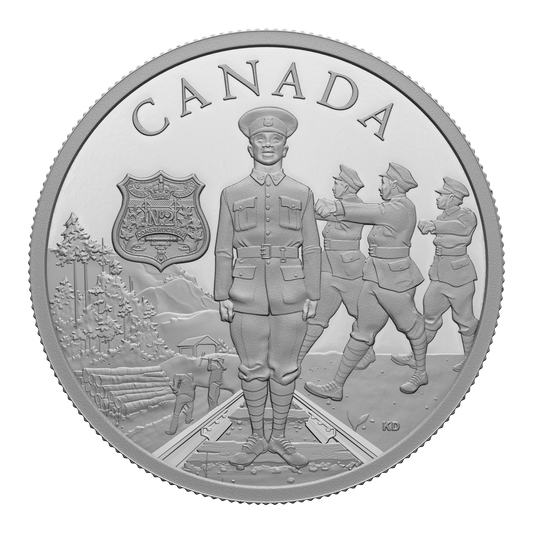 2023 Canada $20 Commemorating Black History: No. 2 Construction Battalion Silver (No Tax)