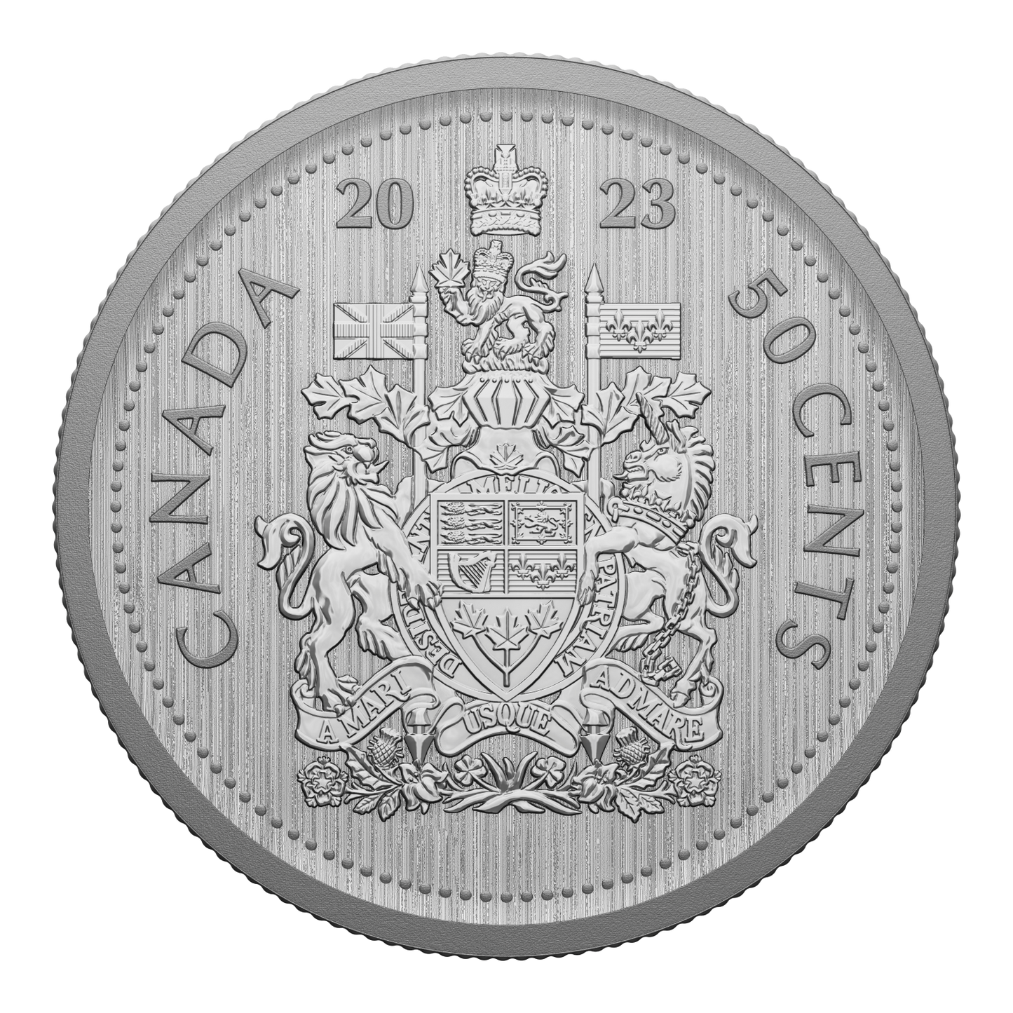 2023 QEII Canada 50-cents Specimen