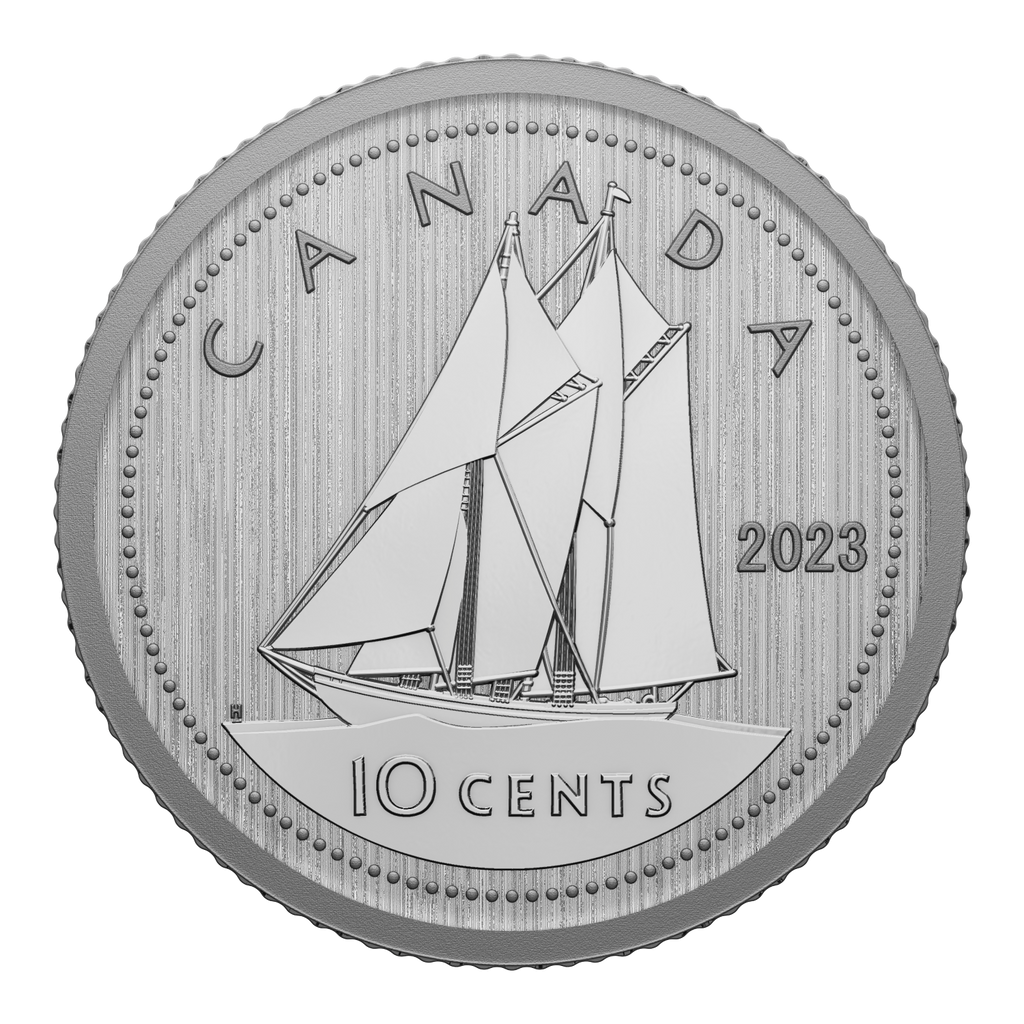 2023 QEII Canada 10-cents Specimen