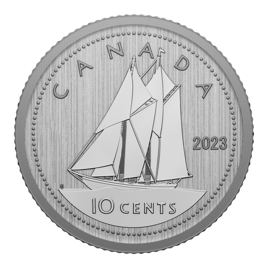 2023 QEII Canada 10-cents Specimen