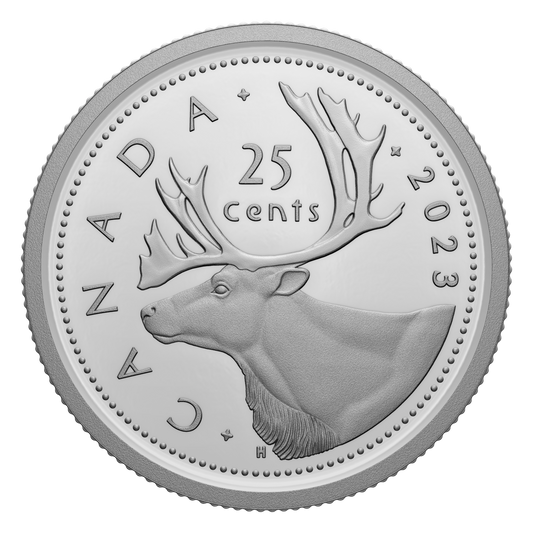 2023 Canada 25-cents Proof (non-silver)