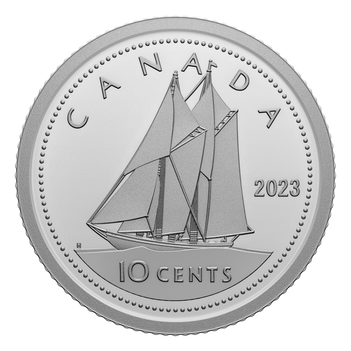 2023 Canada 10-cents Proof (non-silver)