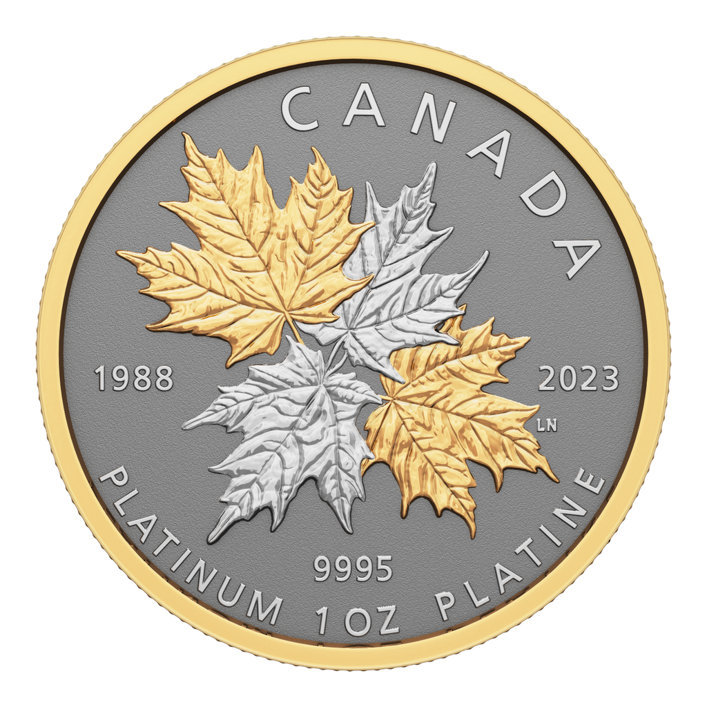 2023 Canada $300 Maple Leaf Forever Pure Platinum Coin (No Tax)