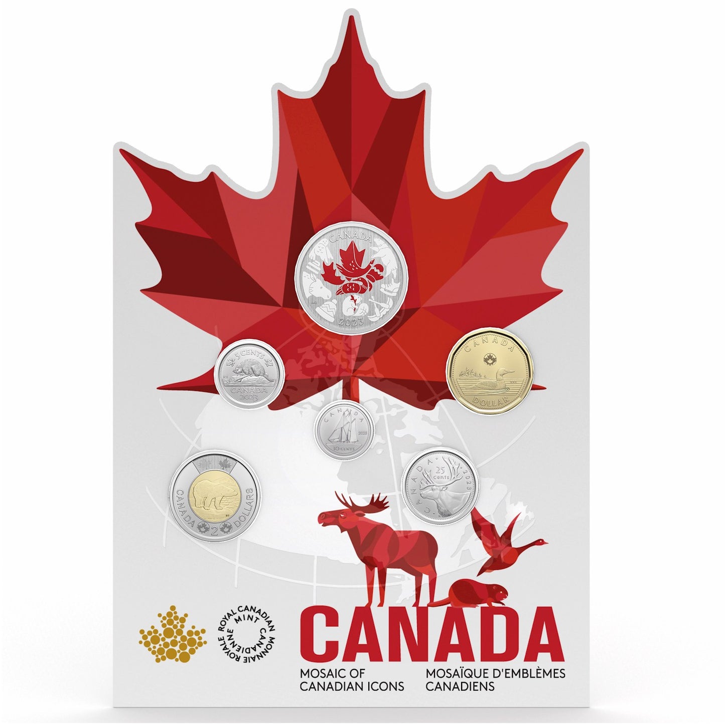 2023 Mosaic of Canadian Icons 6-coin Set