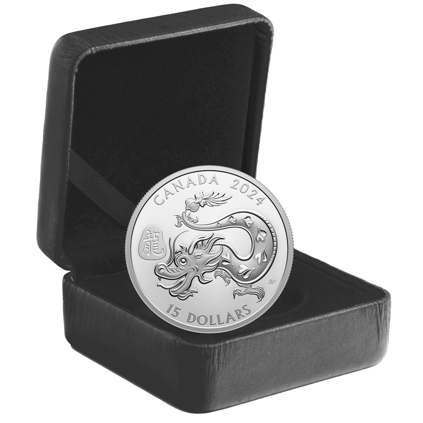 2024 Canada $15 Lunar Year of the Dragon Fine Silver Coin (No Tax)