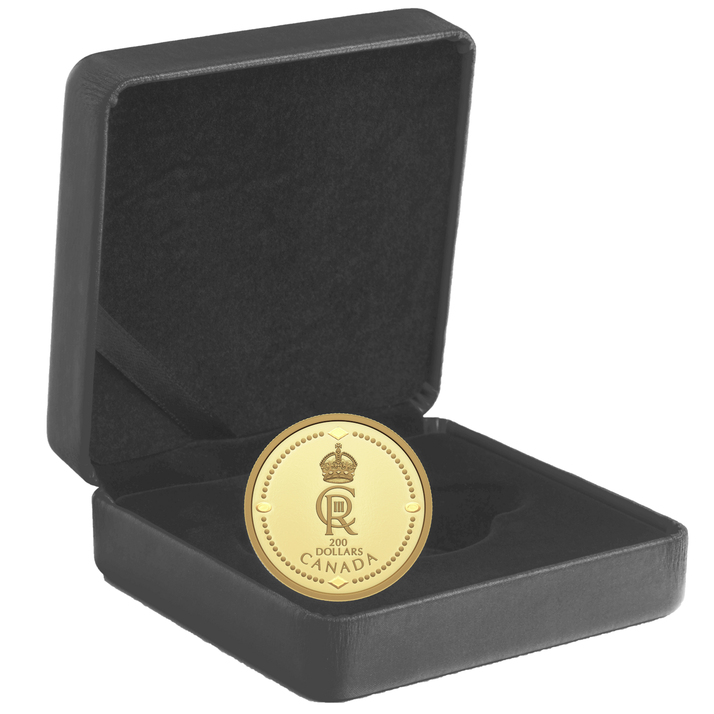 2023 Canada $200 His Majesty King Charles III's Royal Cypher 1oz Pure Gold (No Tax)