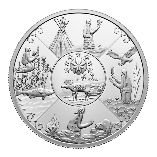 2023 Canada $20 Generations: Mi'kmaq Creation Story Fine Silver (No Tax)