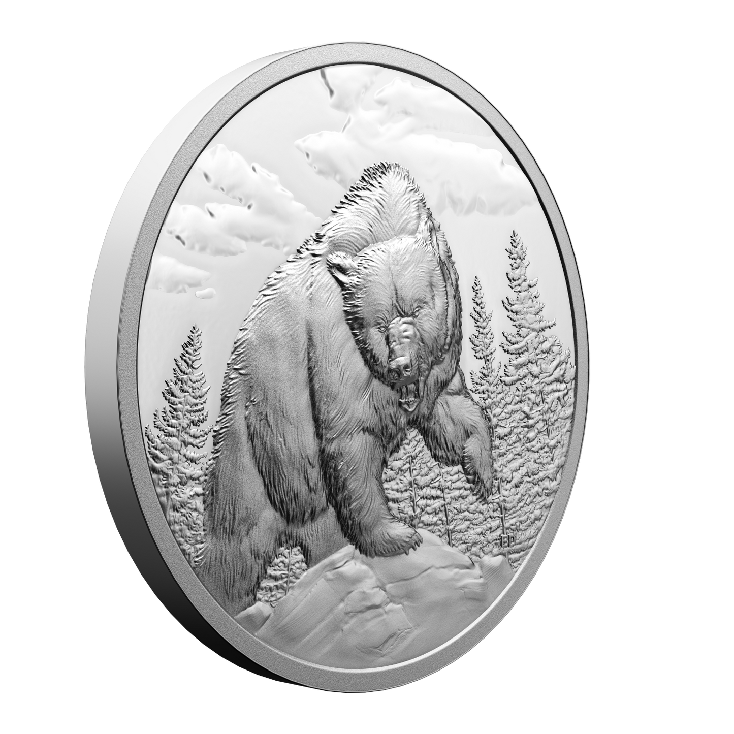 2023 Canada $20 Great Hunters: Grizzly Bear UHR Fine Silver (No Tax)