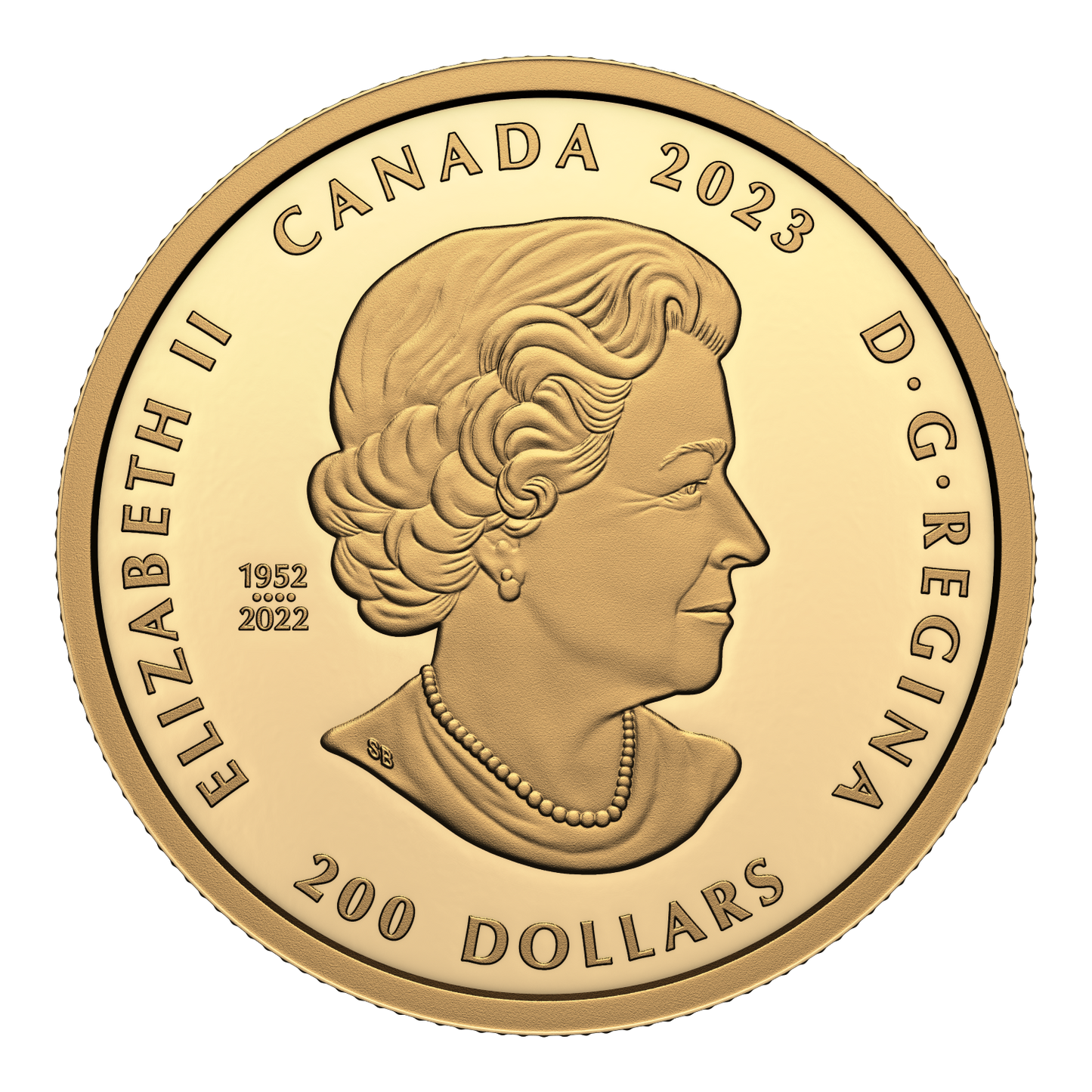 2023 Canada $200 Purely Brilliant Collection: De Beers Ideal Heart UHR Gold Coin