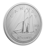 2025 Canada 10-cents Tribute: W Mint Mark - Bluenose Fine Silver (No Tax)