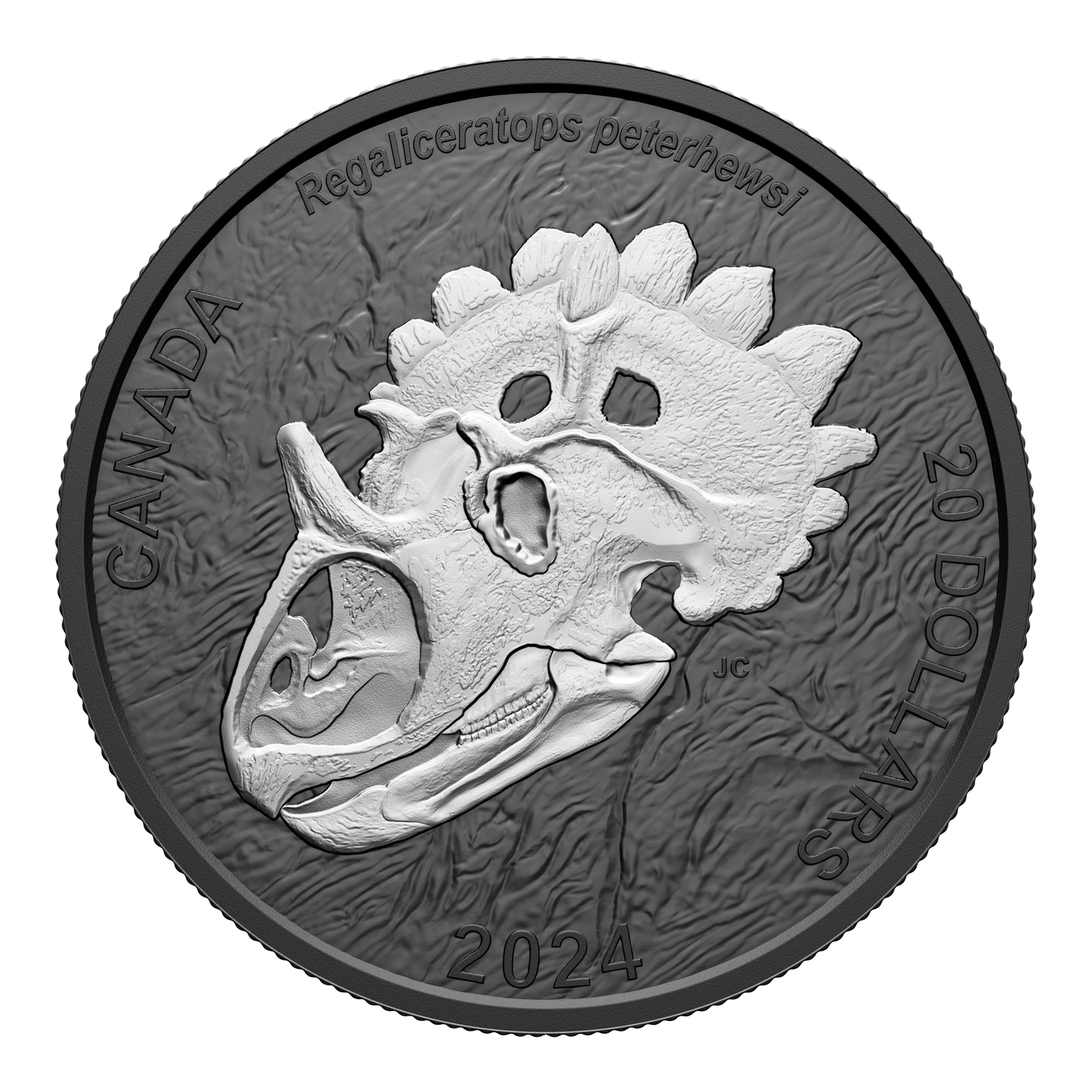 2024 Canada $20 Discovering Dinosaurs: Royal Horned Face Fine Silver (No Tax)