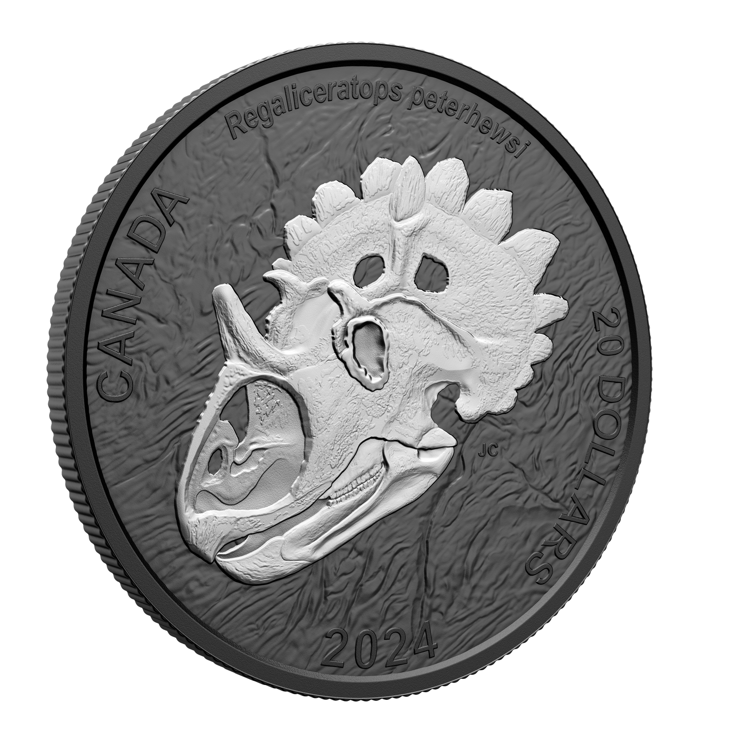 2024 Canada $20 Discovering Dinosaurs: Royal Horned Face Fine Silver (No Tax)