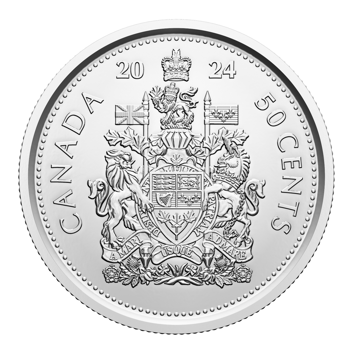 2024 Canada 50-cents Brilliant Uncirculated (MS-63)