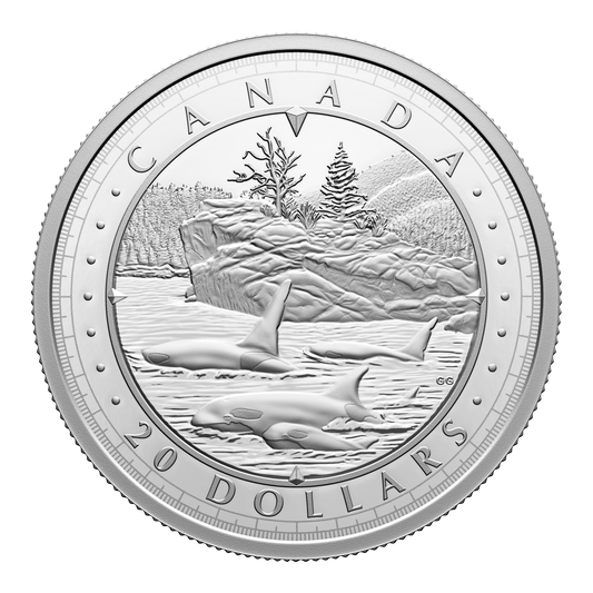 2024 $20 This is Canada: Wondrous Waters - Pacific Coast Fine Silver (No Tax)