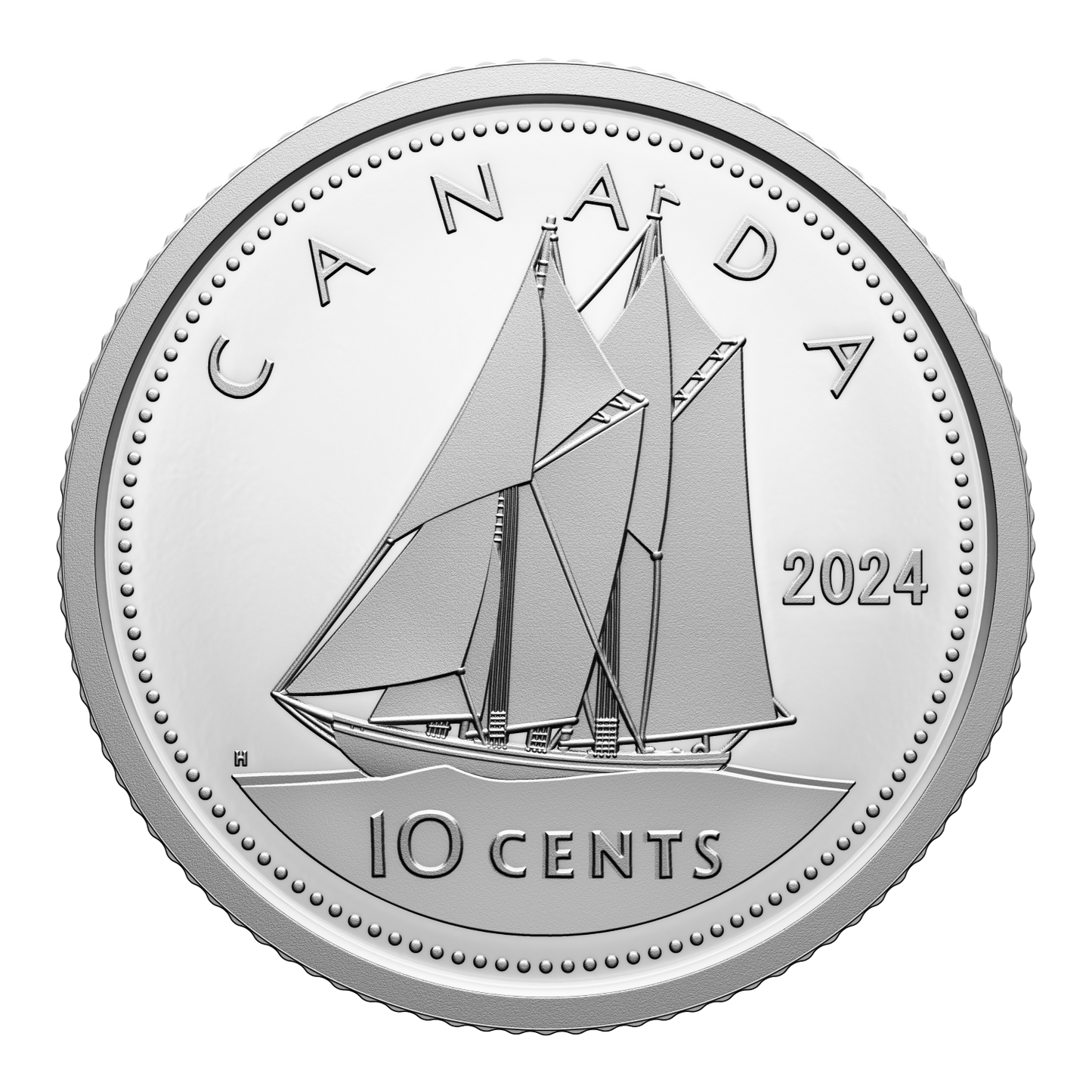 2024 Canada 10-cents Silver Proof (No Tax)