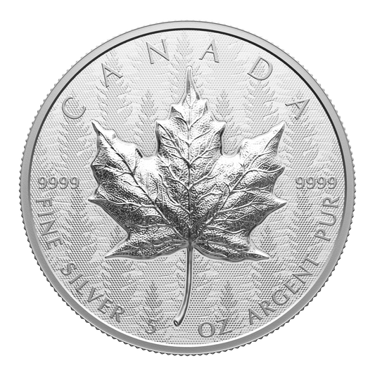 2024 Canada $50 Ultra-High Relief 5oz. SML Fine Silver (No Tax)